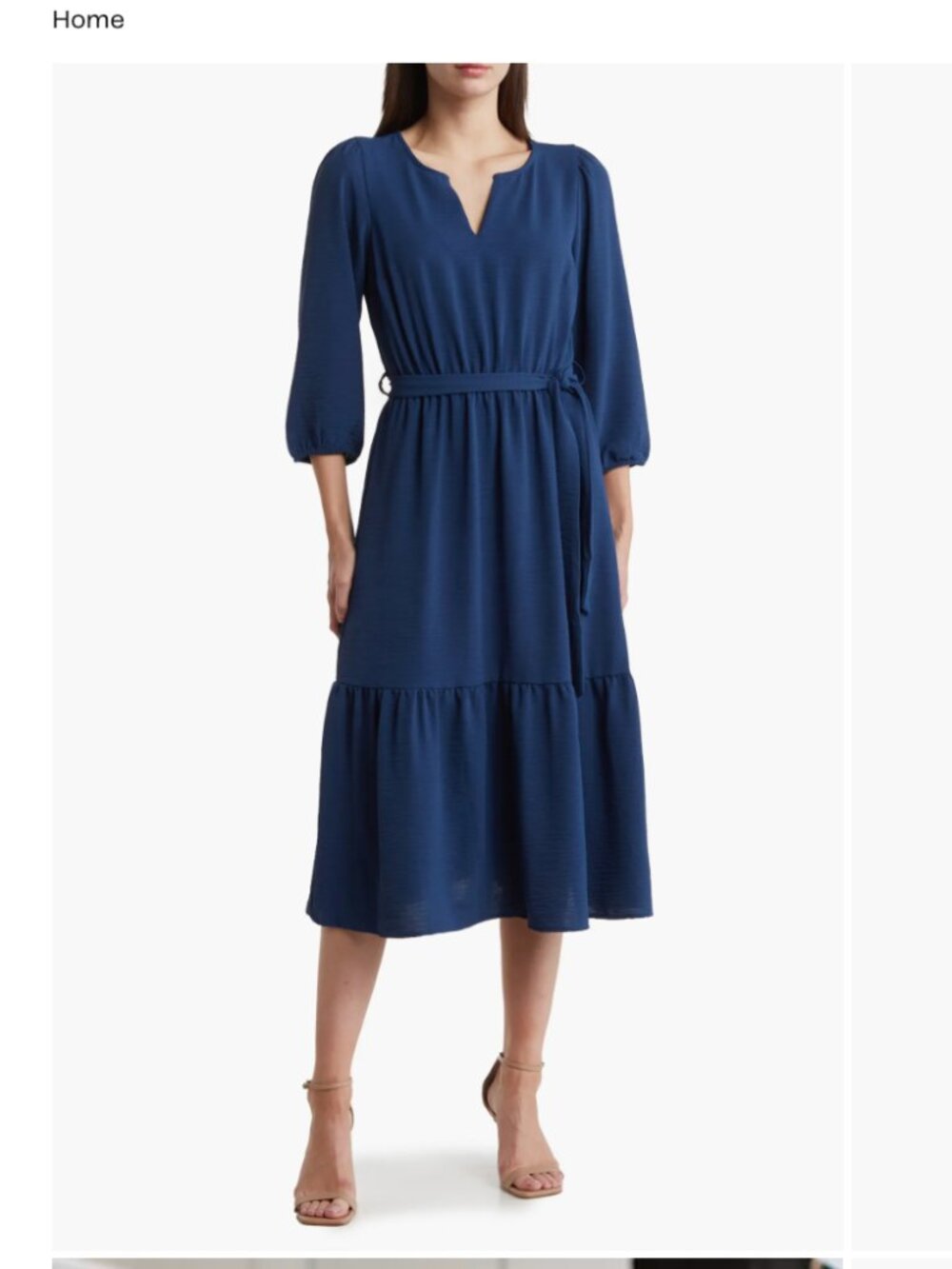 Lucky Brand Tie Waist Dress NWT Size 12